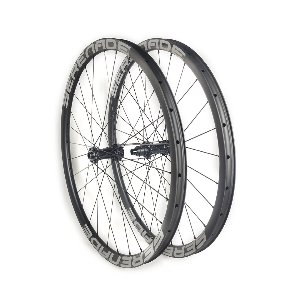 Serenade 29er 30mm Deep 30mm Wide Carbon Mtb Bicycle Carbon Fiber Hookless Rim with M60 Ratchet 36THub Wheelset Model TMC9330
Serenade 29er 30mm Deep 30mm Wide Carbon Mtb Bicycle Carbon Fiber Hookless Rim with M60 Ratchet 36THub Wheelset Model TMC9330