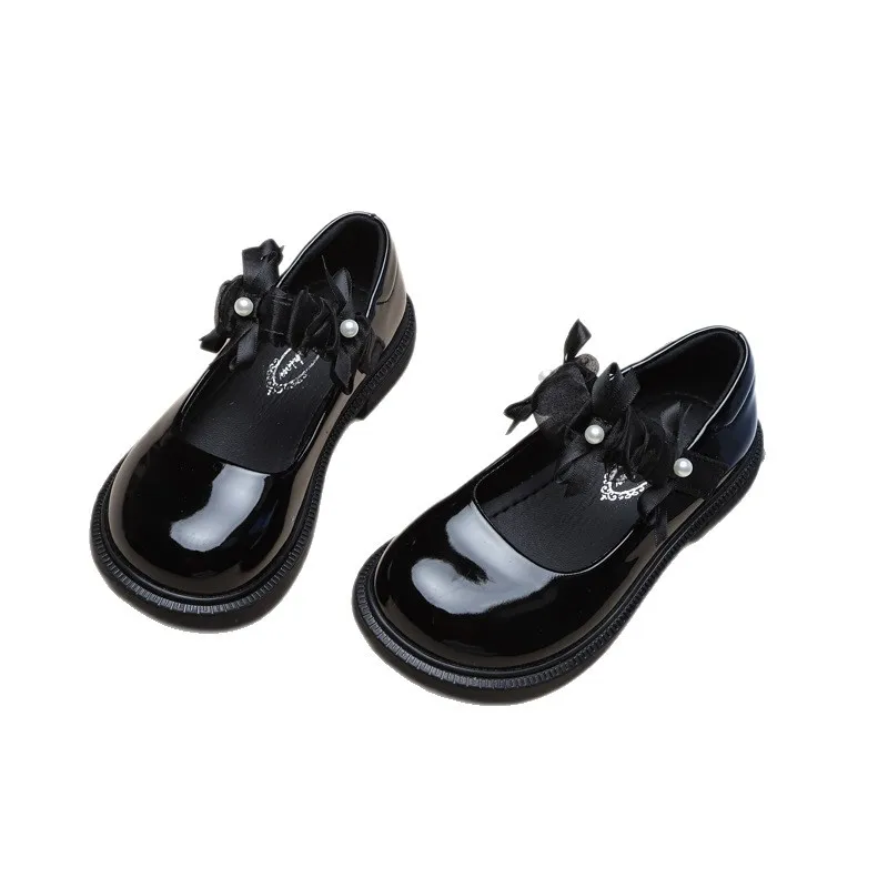2025 Autumn Children's Girls Crystal Leather Shoes Kid Toddler Princess Pearl Bow Flat Shoes Student Performances Shoes
2025 Autumn Children's Girls Crystal Leather Shoes Kid Toddler Princess Pearl Bow Flat Shoes Student Performances Shoes