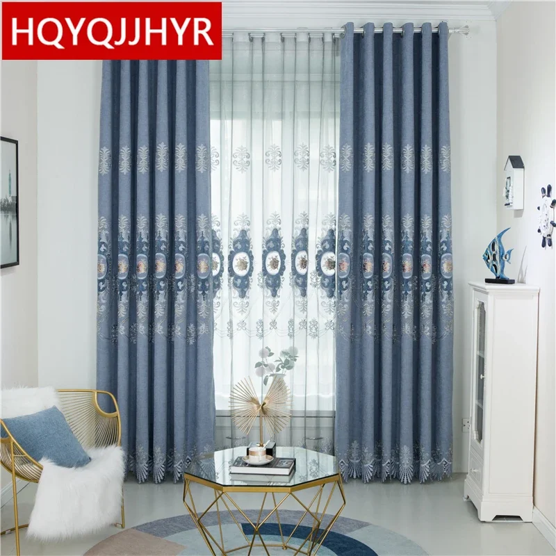 European And American High Quality Gray Chenille Velvet Thick Gold Embroidered Blackout Curtains For Living Room Bedroom Kitchen
European And American High Quality Gray Chenille Velvet Thick Gold Embroidered Blackout Curtains For Living Room Bedroom Kitchen