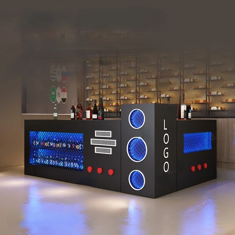 Industrial Style Retro Bar Cabinet Cashier Reception Restaurant Screen Wine Rack Customized Barbecue Gabinete Unique Furniture
Industrial Style Retro Bar Cabinet Cashier Reception Restaurant Screen Wine Rack Customized Barbecue Gabinete Unique Furniture