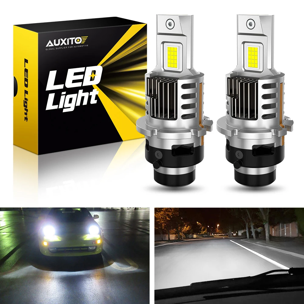 2Pcs AUXITO D2S High Power LED Canbus HID D2R D4S D4R LED Headlight Bulb for Mercedes W211 BMW E39 VW Ford Mondeo MK3 Honda CRV
2Pcs AUXITO D2S High Power LED Canbus HID D2R D4S D4R LED Headlight Bulb for Mercedes W211 BMW E39 VW Ford Mondeo MK3 Honda CRV