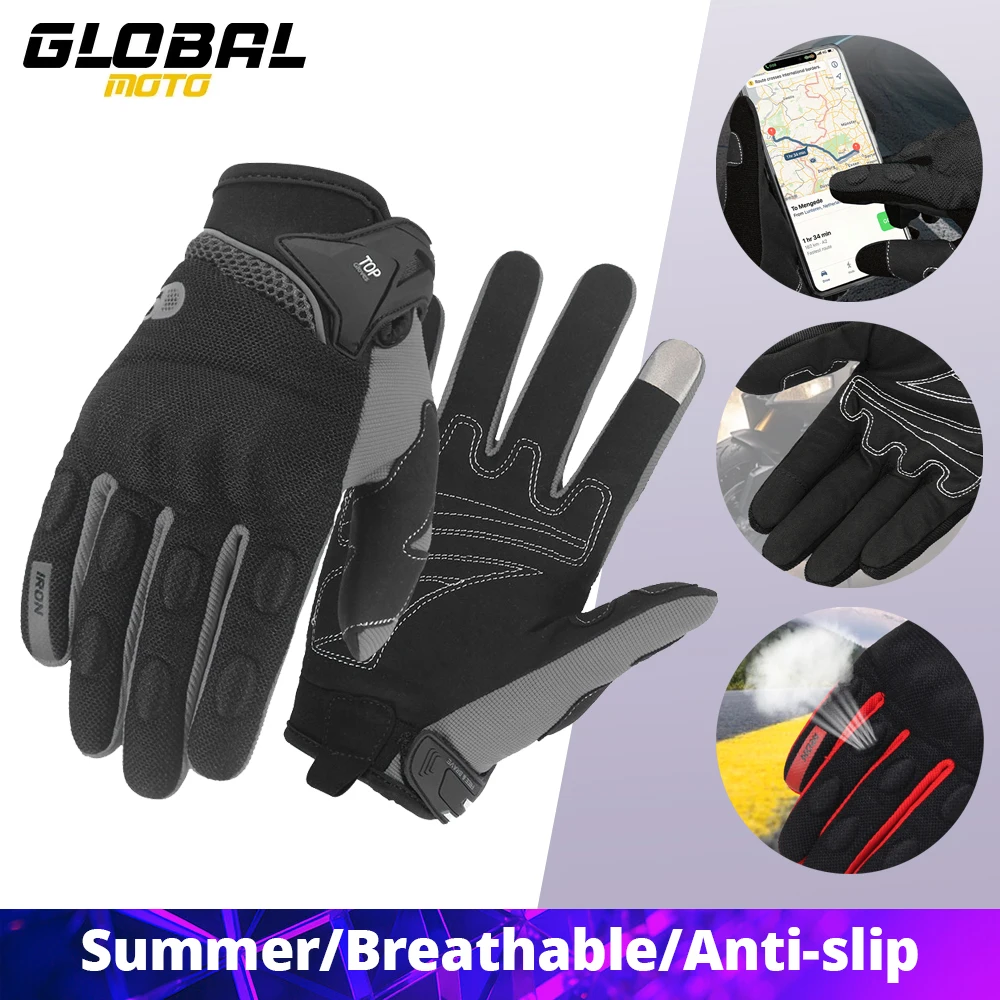 Мотоциклетные перчатки, дышащие, полнопальцевые, с сенсорным экраном, для мотокросса, нескользящие, износостойкие.
Мотоциклетные перчатки, дышащие, полнопальцевые, с сенсорным экраном, для мотокросса, нескользящие, износостойкие.