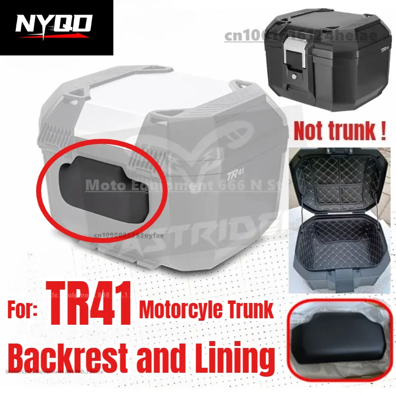 Motorcycle Rear Luggage Box Cushion Comfortable and Soft Moto Tail Box Backrest and Trunk Lining for TR41
Motorcycle Rear Luggage Box Cushion Comfortable and Soft Moto Tail Box Backrest and Trunk Lining for TR41
