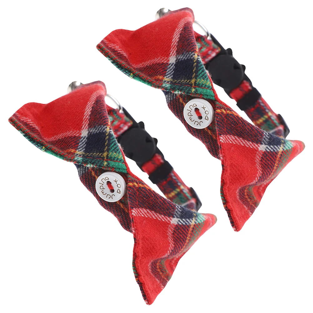 Decorative Cat Collar Christmas Red Adjustable Bow Tie Kitten Collars Bell Pet Neckwear Daily Parties
Decorative Cat Collar Christmas Red Adjustable Bow Tie Kitten Collars Bell Pet Neckwear Daily Parties