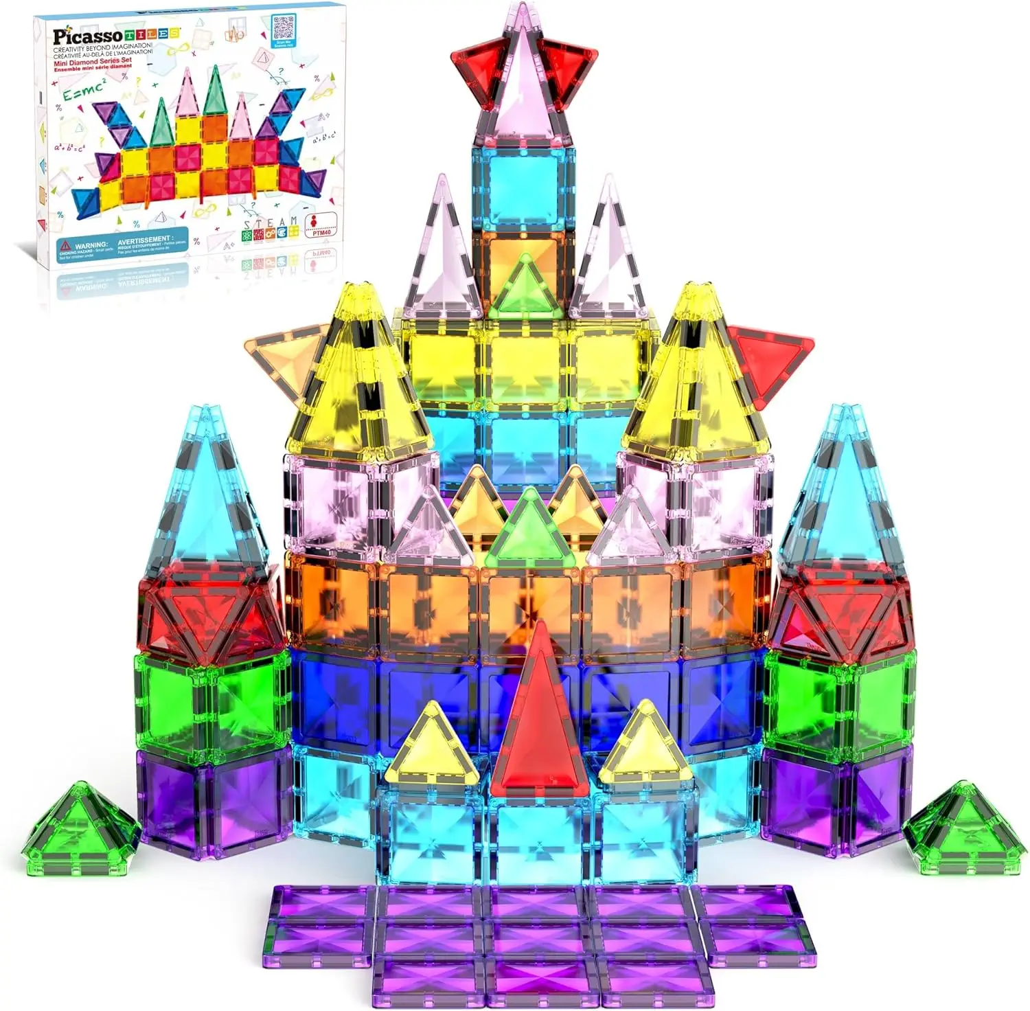 Magnetic Tiles Building Blocks Mini Size Diamond Series Magnet Toys Travel Size On-The-Go Magnets Construction Sensory Toys Gift 
Magnetic Tiles Building Blocks Mini Size Diamond Series Magnet Toys Travel Size On-The-Go Magnets Construction Sensory Toys Gift