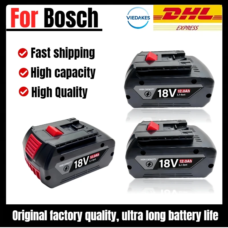 Replacement Battery for Bosch GSR120-LI GWS180-LI GST 150 PBE 18V, Compatible 5.0Ah Lithium Ion Battery Pack with LED Indicators
Replacement Battery for Bosch GSR120-LI GWS180-LI GST 150 PBE 18V, Compatible 5.0Ah Lithium Ion Battery Pack with LED Indicators