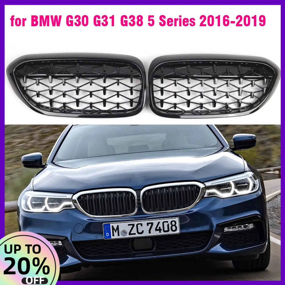 Gloss Black Front Diamond Kidney Bumper Kidney Grille Grill For BMW G30 G31 5 Series 525I 530I 540I 550I M5 With M-Performance
Gloss Black Front Diamond Kidney Bumper Kidney Grille Grill For BMW G30 G31 5 Series 525I 530I 540I 550I M5 With M-Performance