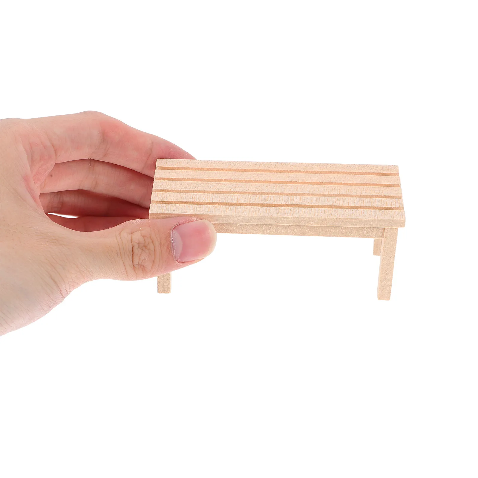 Wooden Long Bench Miniature Furniture Decor Mini House Ornament Small House Tool Accessories Miniature Bench Decor
Wooden Long Bench Miniature Furniture Decor Mini House Ornament Small House Tool Accessories Miniature Bench Decor