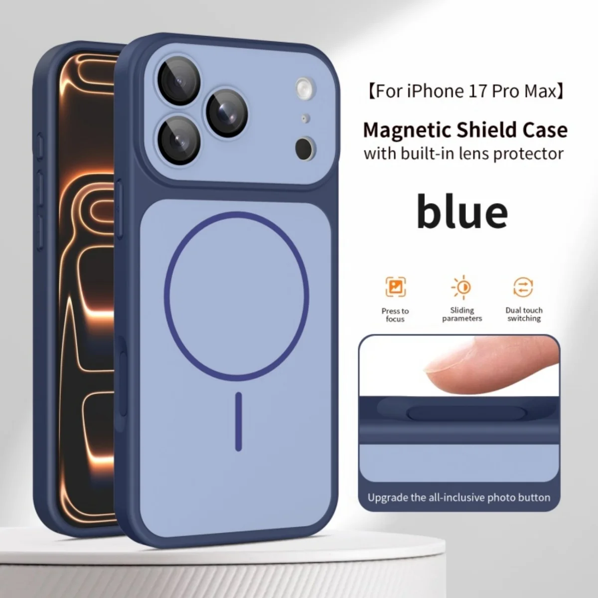 For Magsafe Magnetic Skin Feel Silicone Shockproof Phone Case For iPhone 17 Air 13 15 14 16 17 Pro Max Glass Lens Protect Cover
For Magsafe Magnetic Skin Feel Silicone Shockproof Phone Case For iPhone 17 Air 13 15 14 16 17 Pro Max Glass Lens Protect Cover