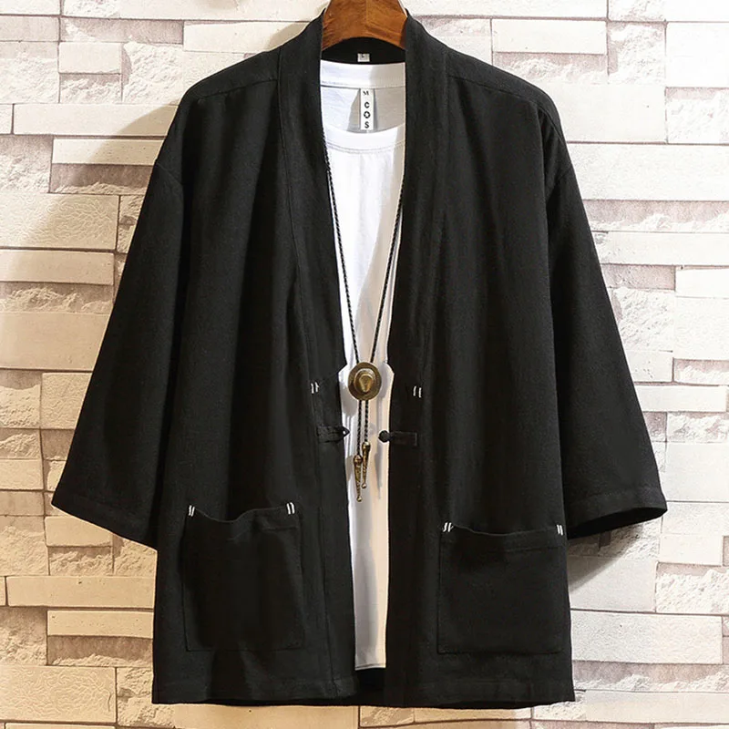 Plus Size 5XL Kimono Men Cardigan Japanese Samurai Kimono Shirt Chinese Style Cotton Linen Yukata Haori Loose Coat Streetwear
Plus Size 5XL Kimono Men Cardigan Japanese Samurai Kimono Shirt Chinese Style Cotton Linen Yukata Haori Loose Coat Streetwear