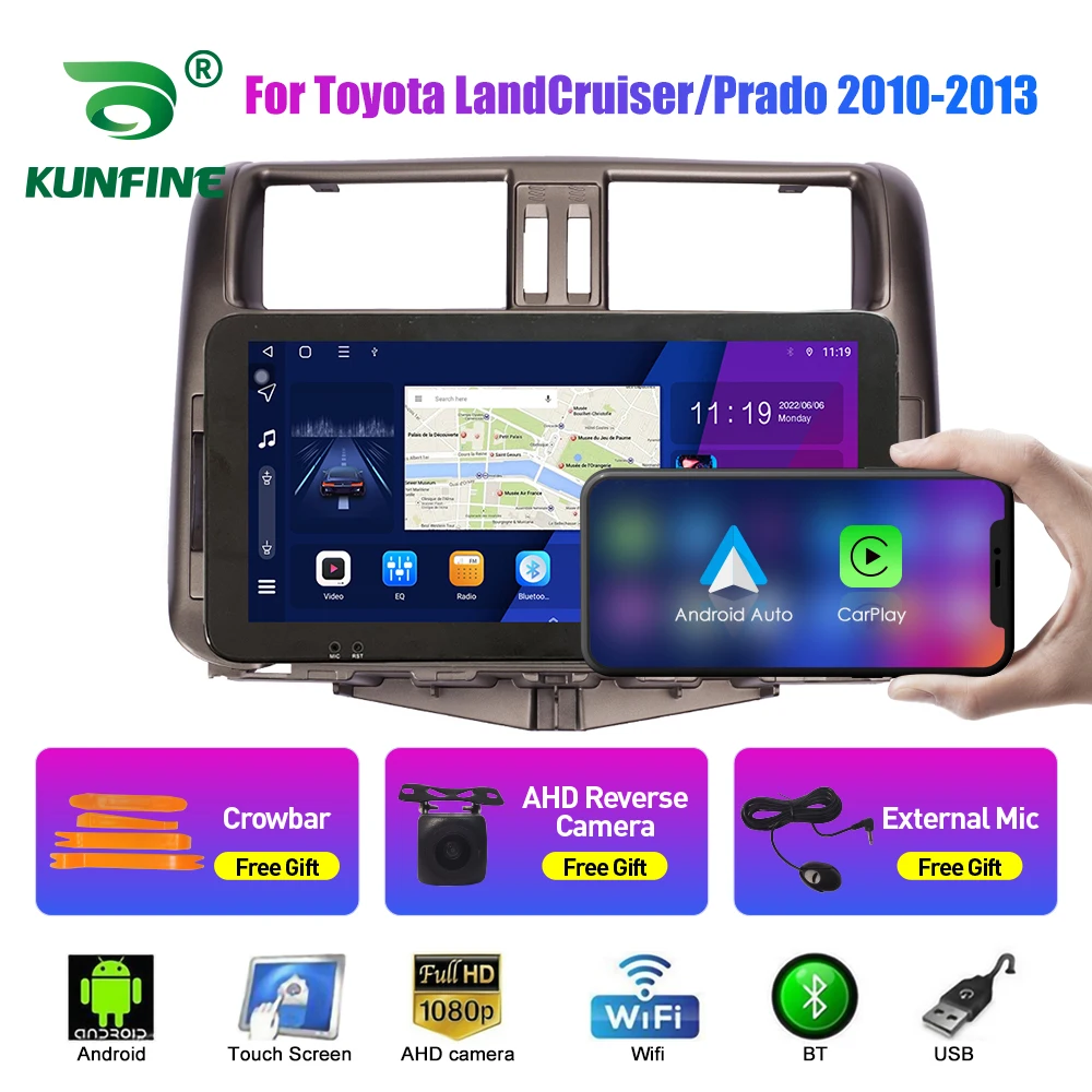 10,33-дюймовый автомобильный радиоприемник для Toyota Land Cruiser 10-13 2Din Android, восьмиядерный автомобильный стерео GPS-навигатор, плеер QLED, экран Carplay
10,33-дюймовый автомобильный радиоприемник для Toyota Land Cruiser 10-13 2Din Android, восьмиядерный автомобильный стерео GPS-навигатор, плеер QLED, экран Carplay