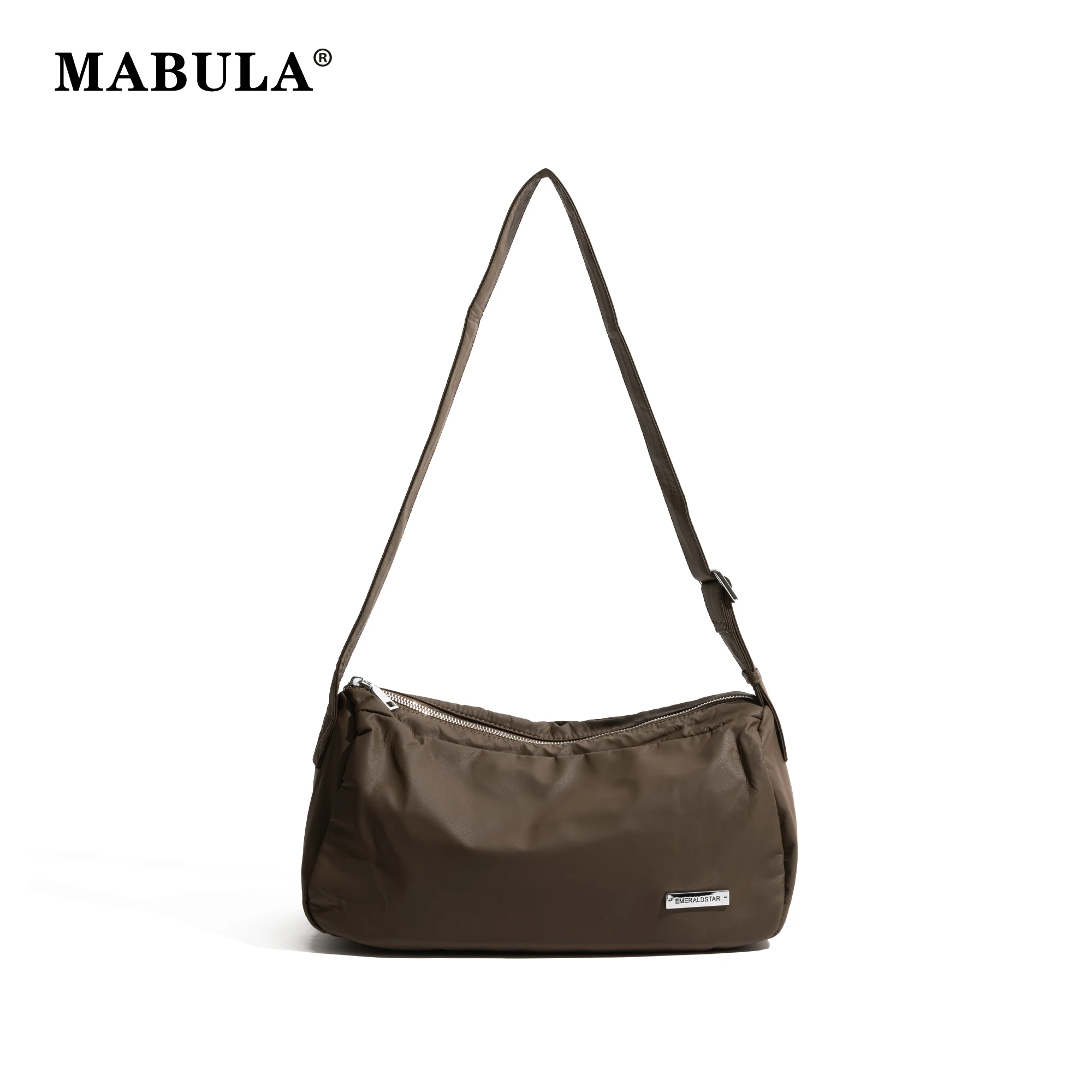 MABULA Fashion Versatile Pillow Bag Nylon Cloth Korean Style Simple Sport Pouch Zipper Pocket Phone Purse Ladies Shopping Bag
MABULA Fashion Versatile Pillow Bag Nylon Cloth Korean Style Simple Sport Pouch Zipper Pocket Phone Purse Ladies Shopping Bag
