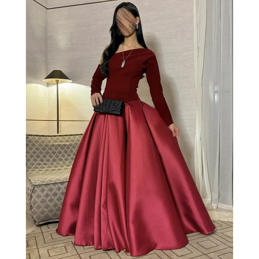 Mina Customized Slope Collar Prom Dress Two Colors Luxury Women Evening Dress Long Sleeves Elegant Womens Party Dresses Woman
Mina Customized Slope Collar Prom Dress Two Colors Luxury Women Evening Dress Long Sleeves Elegant Womens Party Dresses Woman