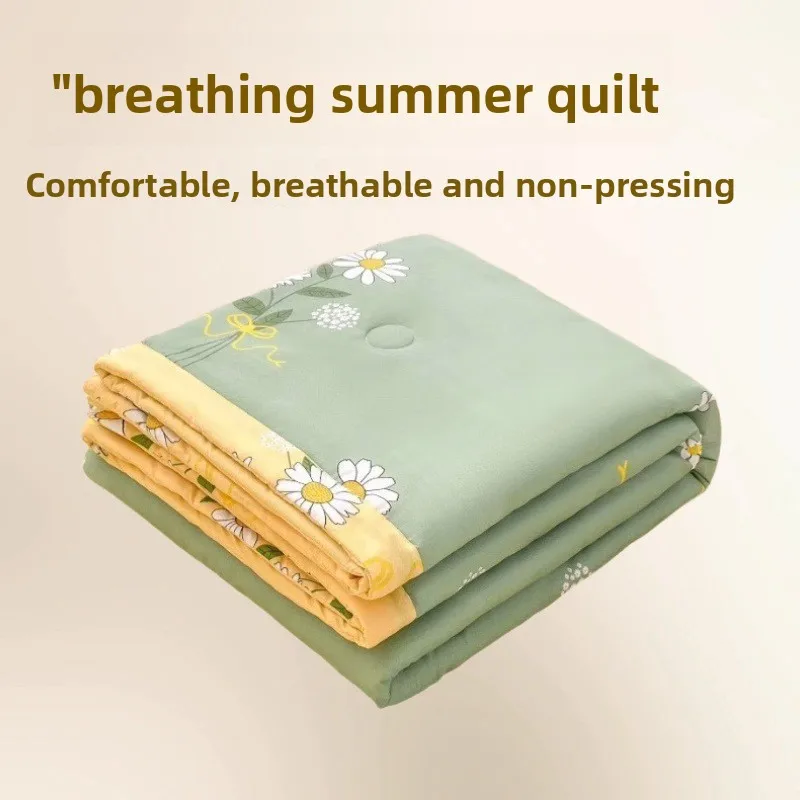 Single Summer Quilt Air Condition Comforter Kids Cotton Print Bedding Machine Washable Home Supply
Single Summer Quilt Air Condition Comforter Kids Cotton Print Bedding Machine Washable Home Supply