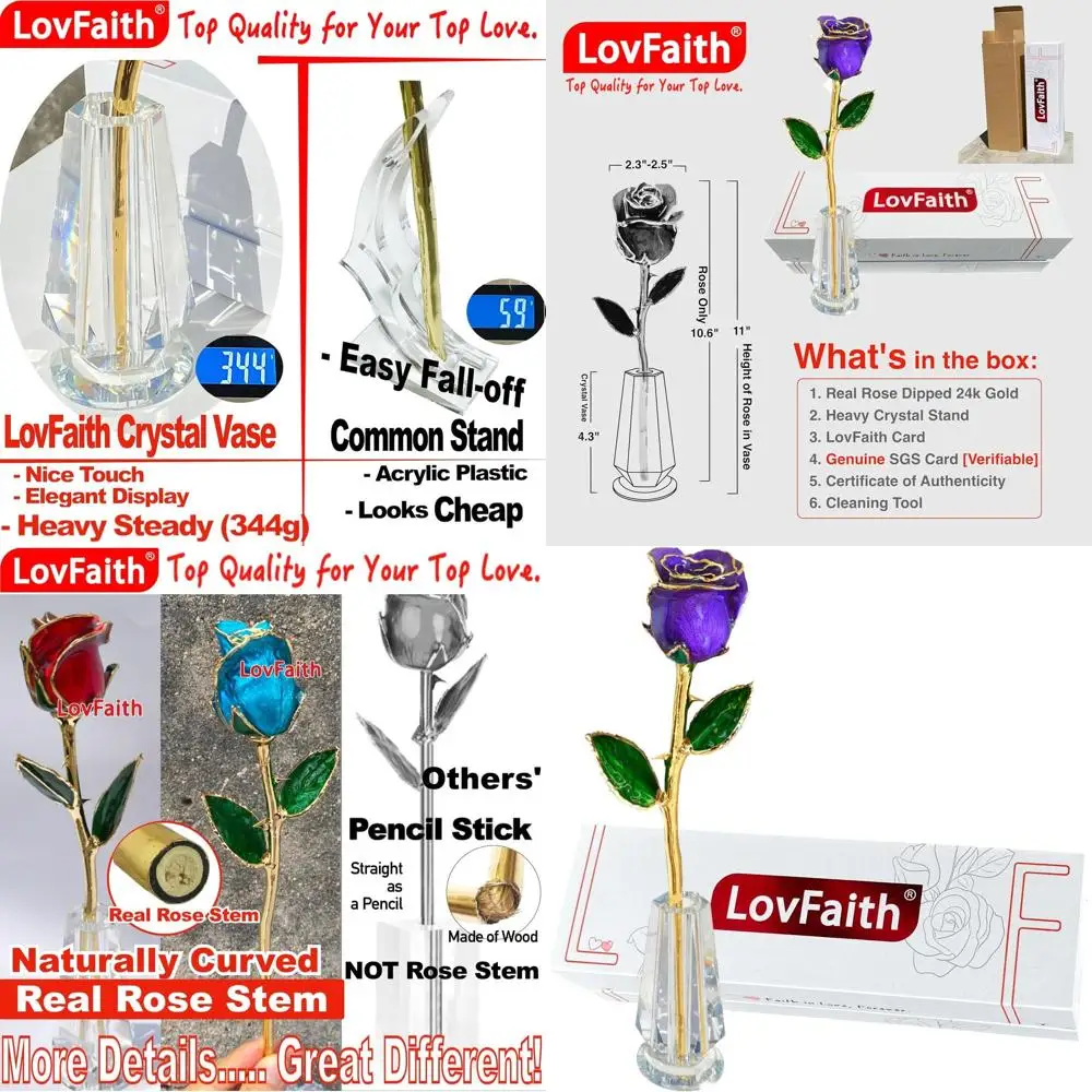 Золотая роза 24K с кристаллической подставкой — идеальный подарок на годовщину или день рождения для неё
Золотая роза 24K с кристаллической подставкой — идеальный подарок на годовщину или день рождения для неё