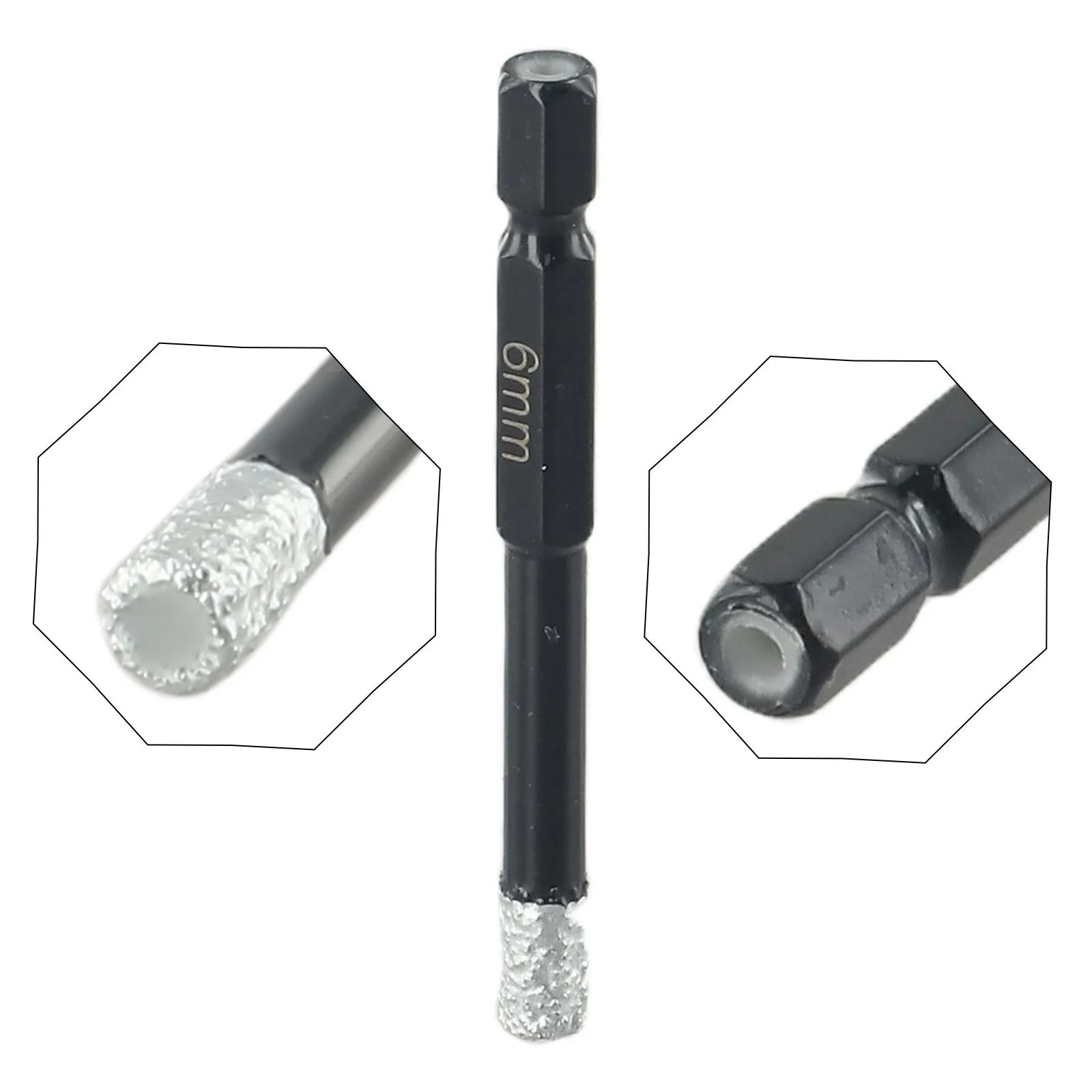 Indoor Outdoor Dry Drill Bit Hex Diamond Parts Marble Porcelain Tools 6/8/10/12/15mm Brazed Glass Hexagon Shank
Indoor Outdoor Dry Drill Bit Hex Diamond Parts Marble Porcelain Tools 6/8/10/12/15mm Brazed Glass Hexagon Shank