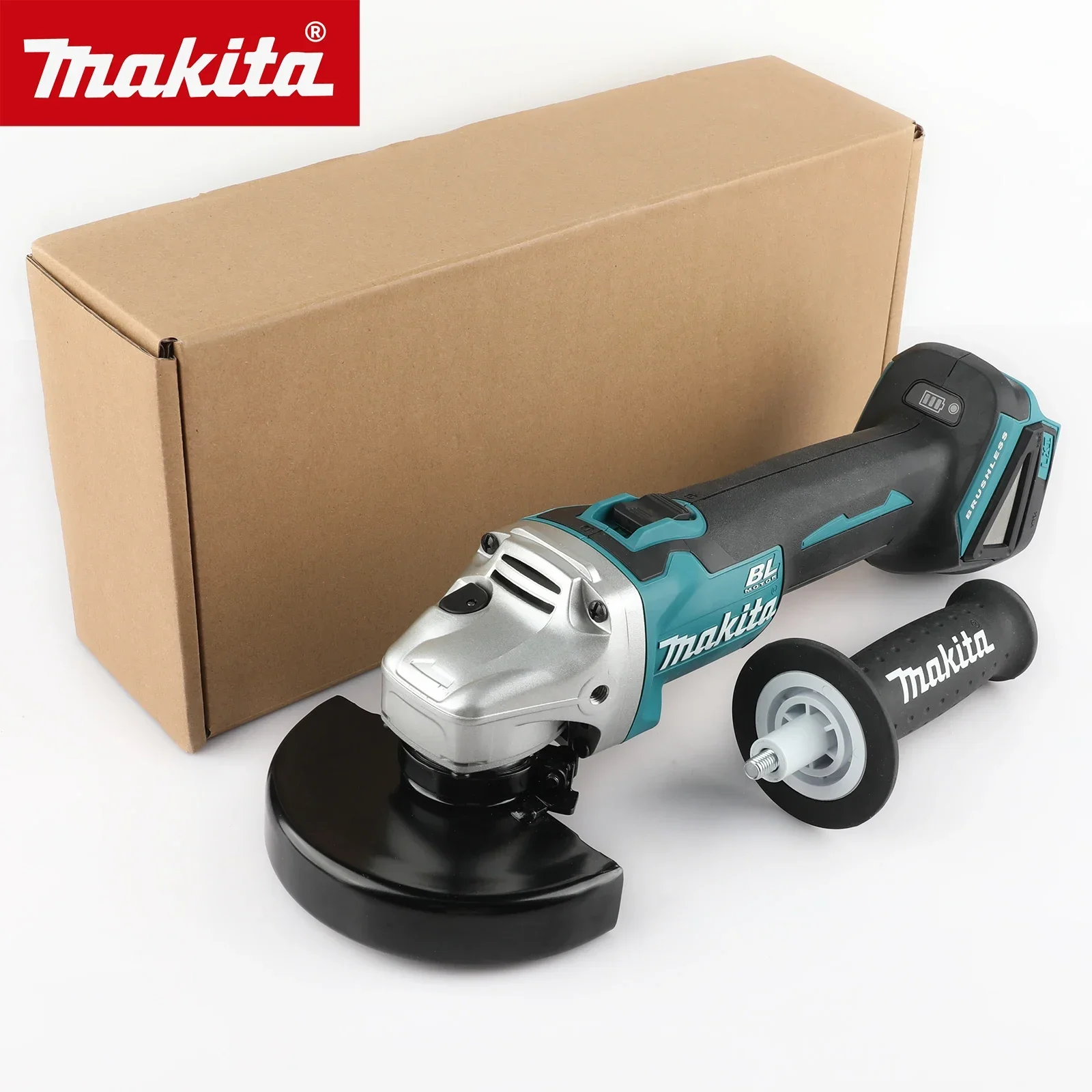 Аккумуляторная угловая шлифовальная машина Makita DGA504 125 мм 18 В, бесщеточная, литиевая, высокомощная, для резки и полировки
Аккумуляторная угловая шлифовальная машина Makita DGA504 125 мм 18 В, бесщеточная, литиевая, высокомощная, для резки и полировки
