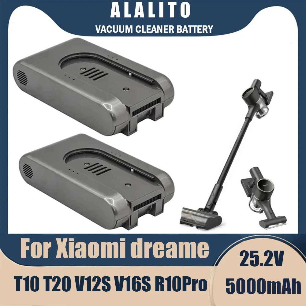 5000mAh Replacement Battery for Xiaomi Dreame T10 T20 V12S V16S R10Pro Cordless Vacuum Cleaner Rechargeable Li-ion Battery
5000mAh Replacement Battery for Xiaomi Dreame T10 T20 V12S V16S R10Pro Cordless Vacuum Cleaner Rechargeable Li-ion Battery