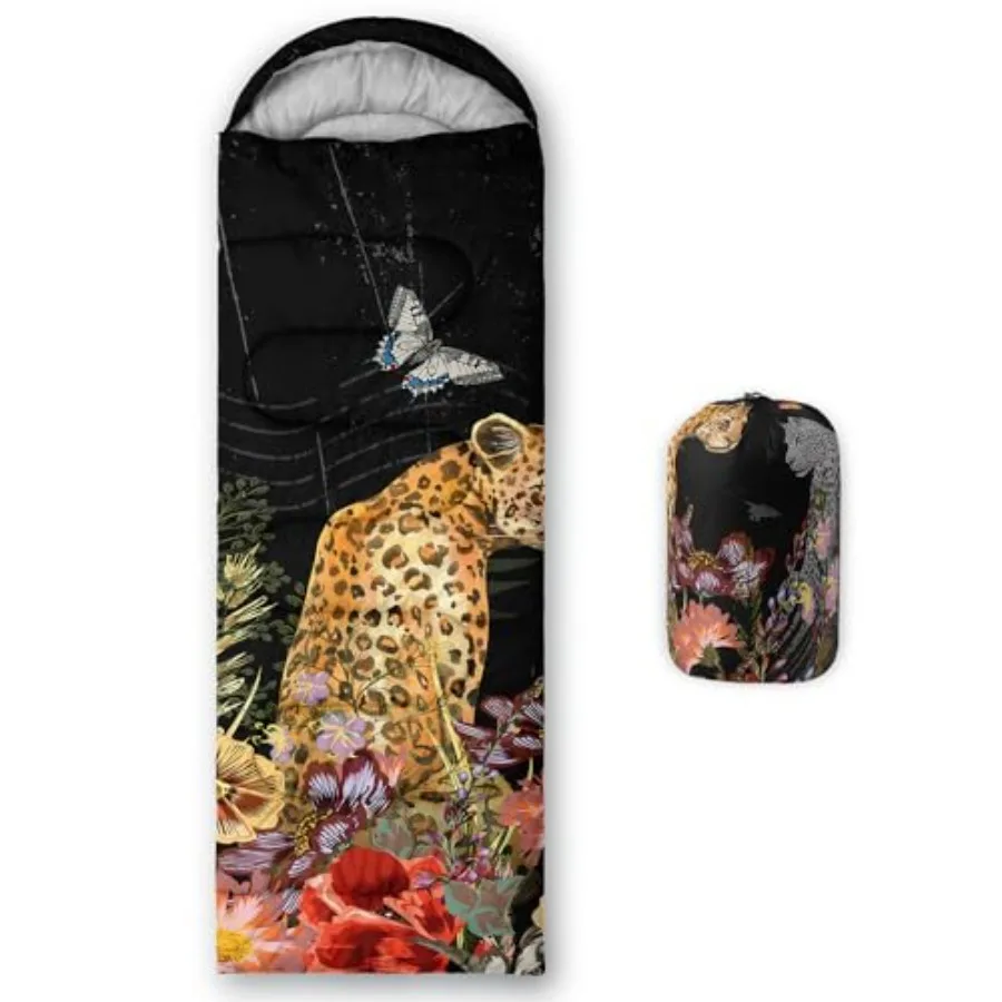 Cartoon Rose Cat Sleeping Bags, Lightweight and Waterproof, 3 Season Warm and Cool Weather, Galaxy Starry Night Rose Kitten Bac
Cartoon Rose Cat Sleeping Bags, Lightweight and Waterproof, 3 Season Warm and Cool Weather, Galaxy Starry Night Rose Kitten Bac