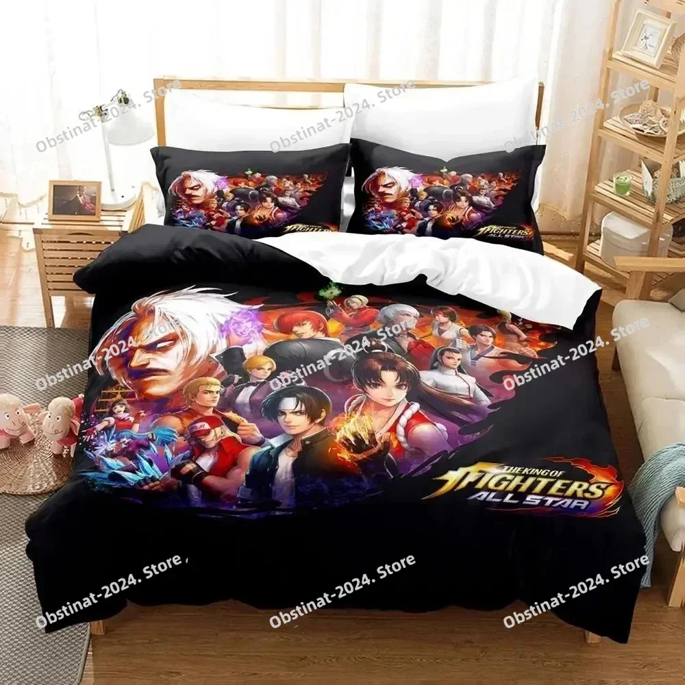 Anime King Of Fighters Bedding Set Printed single Comforter Quilt Bed Cover Duvet Cover Pillow Case 3 Pieces Set Kids Adult Size
Anime King Of Fighters Bedding Set Printed single Comforter Quilt Bed Cover Duvet Cover Pillow Case 3 Pieces Set Kids Adult Size