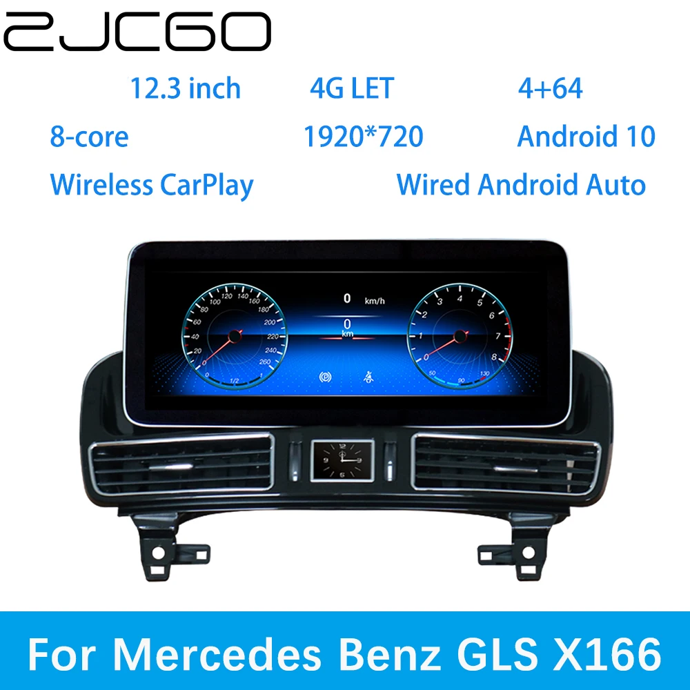 ZJCGO Car Multimedia Player Stereo GPS DVD Radio Navigation Android Screen System for Mercedes Benz GLS X166 GLS350 GLS450
ZJCGO Car Multimedia Player Stereo GPS DVD Radio Navigation Android Screen System for Mercedes Benz GLS X166 GLS350 GLS450