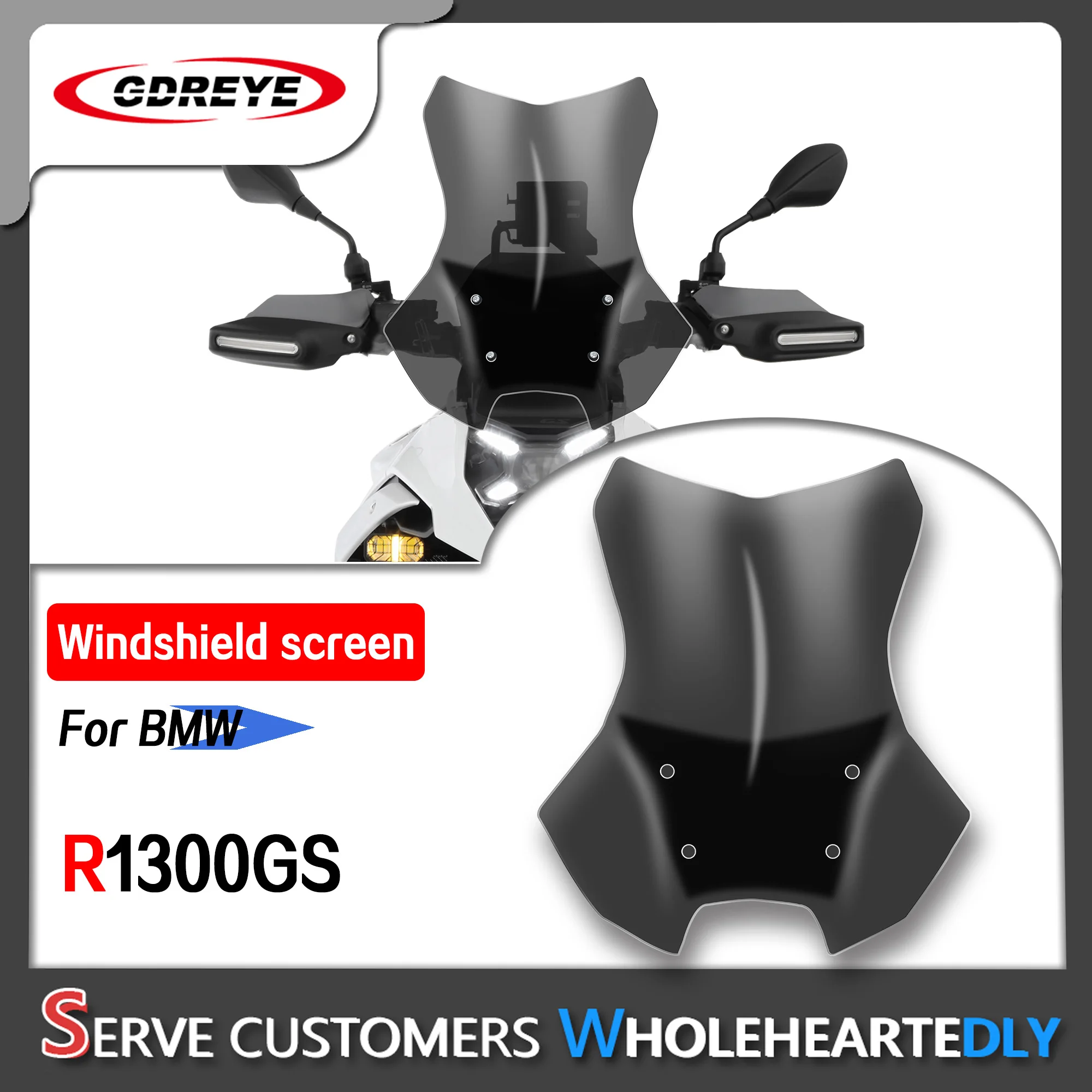 For BMW R 1300 GS R1300GS High Quality Motorcycle Windshield Windscreens Wind Deflectors Front Glass Transparent
For BMW R 1300 GS R1300GS High Quality Motorcycle Windshield Windscreens Wind Deflectors Front Glass Transparent