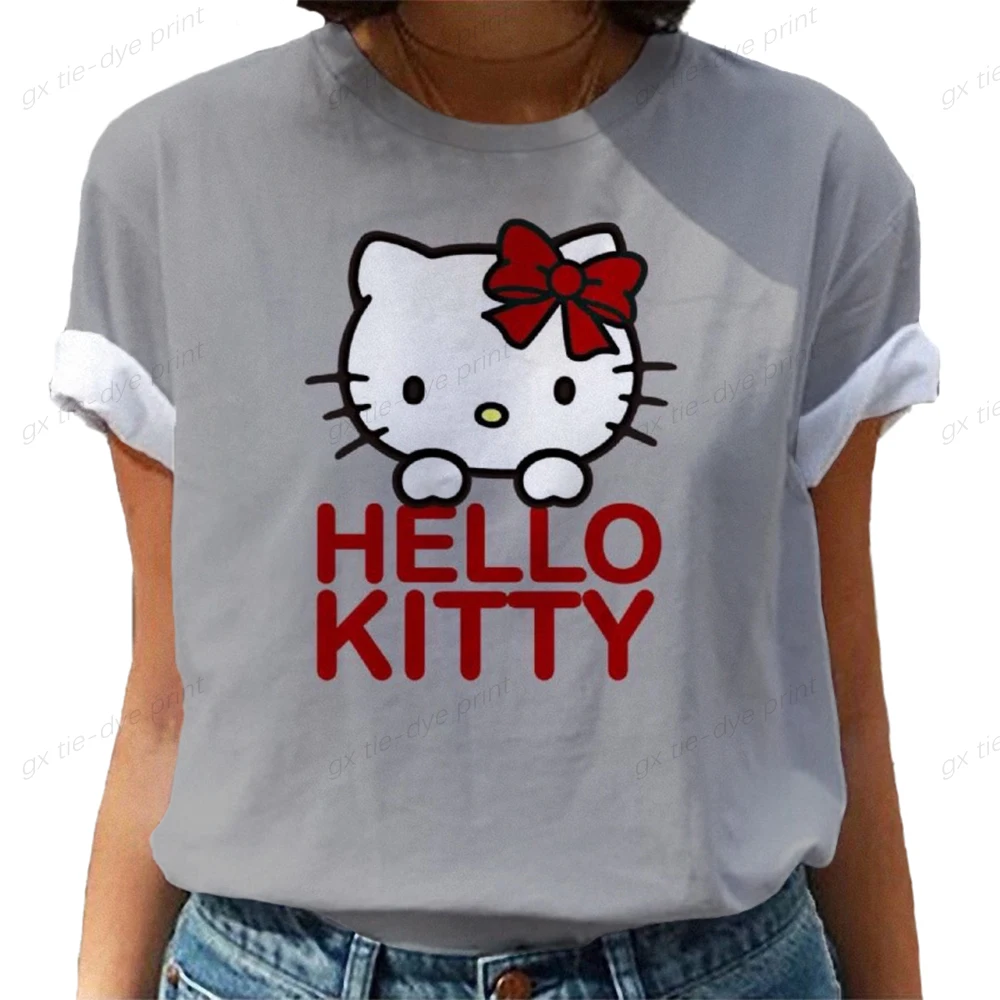 Hello Kitty T Shirts Women's Oversized T-shirt Casual Top Graphic Woman Korean Popular Clothes Girl Y2k Short Sleeve Tee
Hello Kitty T Shirts Women's Oversized T-shirt Casual Top Graphic Woman Korean Popular Clothes Girl Y2k Short Sleeve Tee