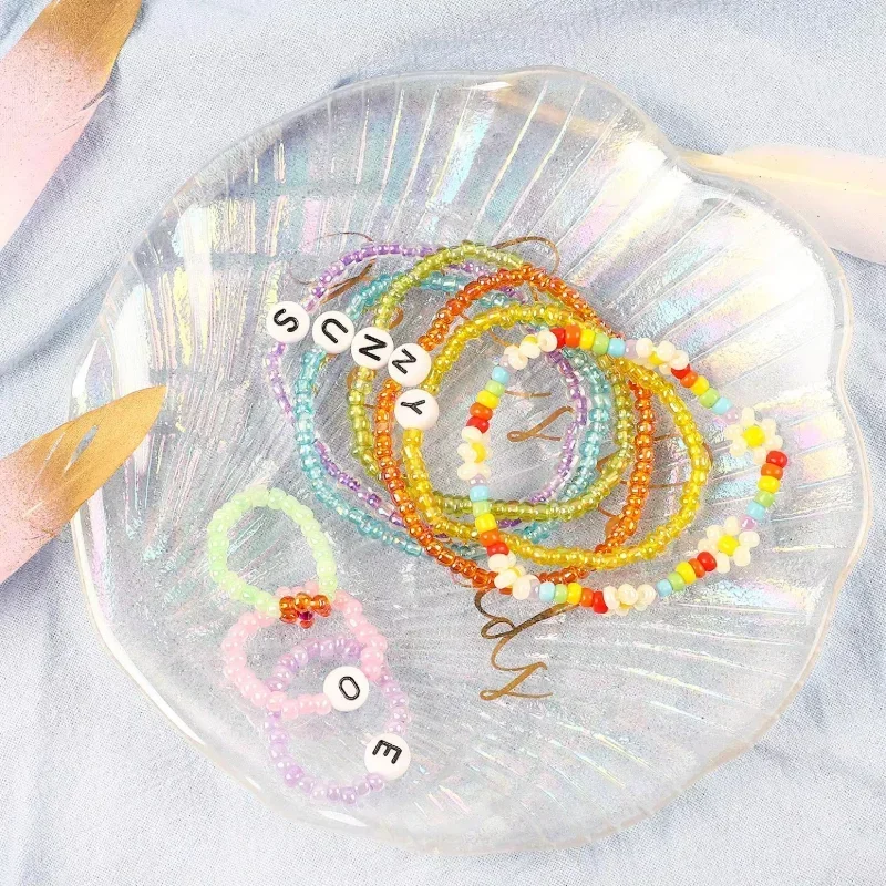 Beautiful Handmade Beading Kit 3mm Baked Paint Glass Rice Beads 24 Grids Soft Clay Letter Beads DIY Bracelet Necklace Jewelr Set
Beautiful Handmade Beading Kit 3mm Baked Paint Glass Rice Beads 24 Grids Soft Clay Letter Beads DIY Bracelet Necklace Jewelr Set