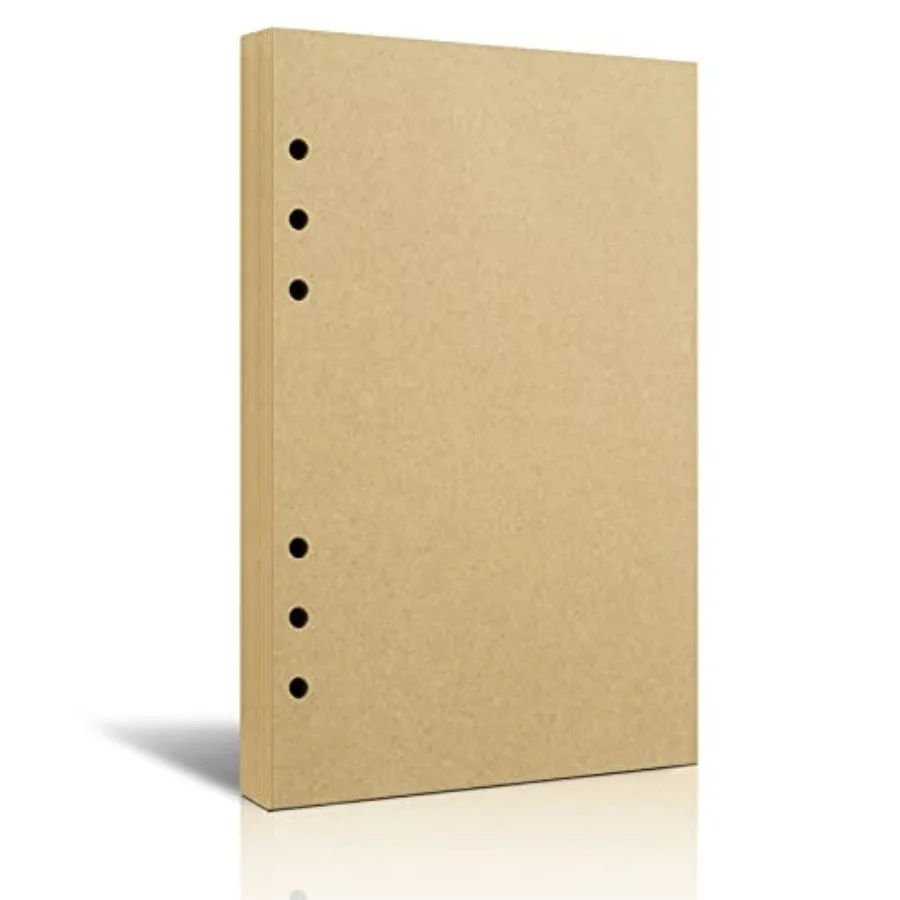 A5 Blank Vintage Refillable Paper, Retro A5 Binder Refills Paper for 6-Ring Binders Planner Traveller Journal Notebook Dairy, B
A5 Blank Vintage Refillable Paper, Retro A5 Binder Refills Paper for 6-Ring Binders Planner Traveller Journal Notebook Dairy, B