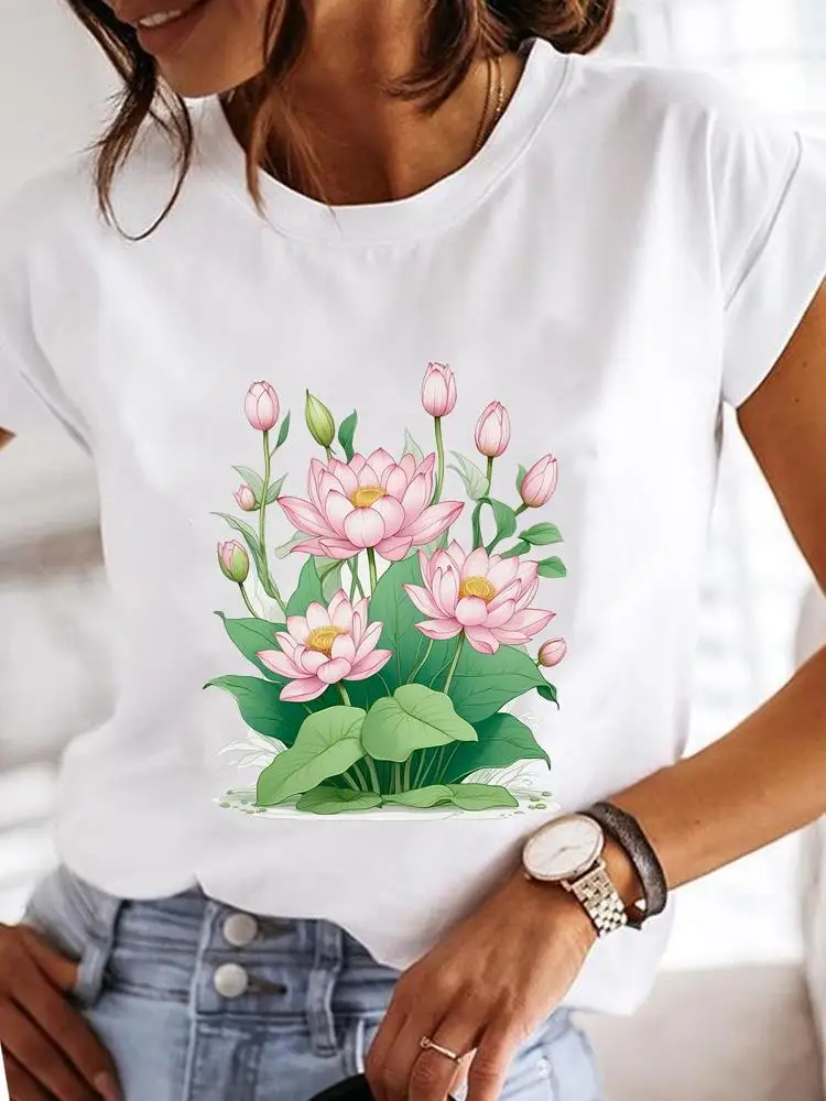 Watercolor Flower Clothes Casual Top Clothing For Women O-neck T Fashion Graphic Tee Female Short Sleeve Print T-shirts
Watercolor Flower Clothes Casual Top Clothing For Women O-neck T Fashion Graphic Tee Female Short Sleeve Print T-shirts
