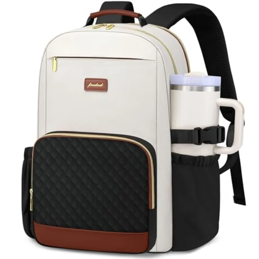 Focdod Laptop Backpack for Women Bookbag: Work Backpacks with Pouch Pocket for Large Capacity Cup and USB Charger College Book
Focdod Laptop Backpack for Women Bookbag: Work Backpacks with Pouch Pocket for Large Capacity Cup and USB Charger College Book