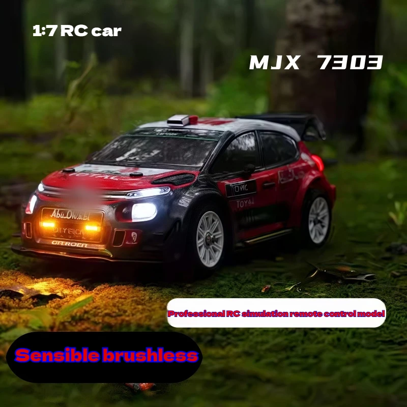 MJX Hyper 1/7, бесщеточный 7303, гоночный автомобиль с дистанционным управлением C3, имитация Citroen, высокоскоростной внедорожник, игрушечный радиоуправляемый автомобиль
MJX Hyper 1/7, бесщеточный 7303, гоночный автомобиль с дистанционным управлением C3, имитация Citroen, высокоскоростной внедорожник, игрушечный радиоуправляемый автомобиль