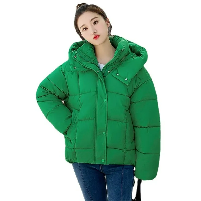 2023 New Winter Parkas Women short Cotton Coat Oversized Parkas Casual Thick Warm Hooded Coat Loose Female Jacket Outwear
2023 New Winter Parkas Women short Cotton Coat Oversized Parkas Casual Thick Warm Hooded Coat Loose Female Jacket Outwear
