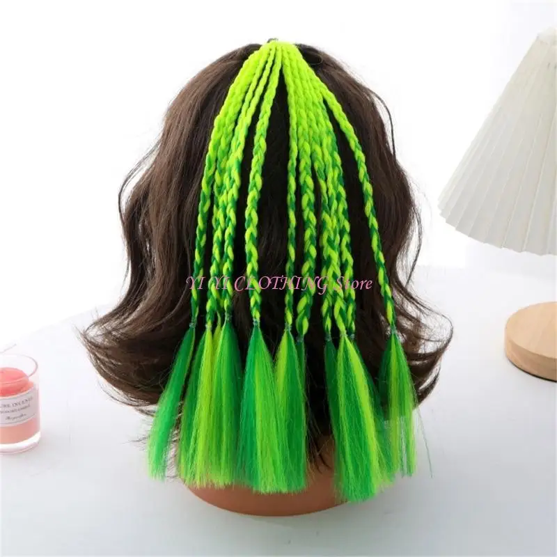 N5KF Стильные цветные наращивания кос для уникальных причесок Фестивальные косички для декора, подходящие для вечеринок и носки
N5KF Стильные цветные наращивания кос для уникальных причесок Фестивальные косички для декора, подходящие для вечеринок и носки