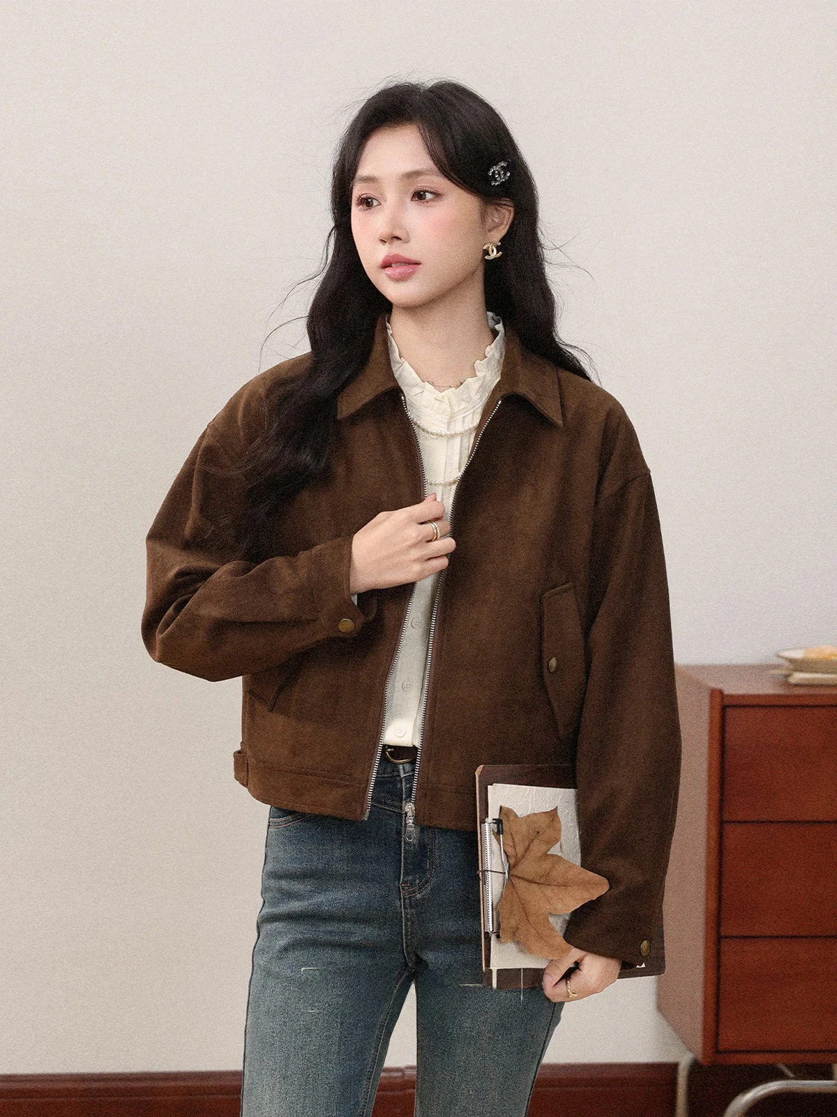 Sli ort Brown Jaet женское пальто с откидным воротником в стиле ретро, красивый стеганый жилет, осень-зима, Новое поступление, женское пальто для поездок на работу...
Sli ort Brown Jaet женское пальто с откидным воротником в стиле ретро, красивый стеганый жилет, осень-зима, Новое поступление, женское пальто для поездок на работу...