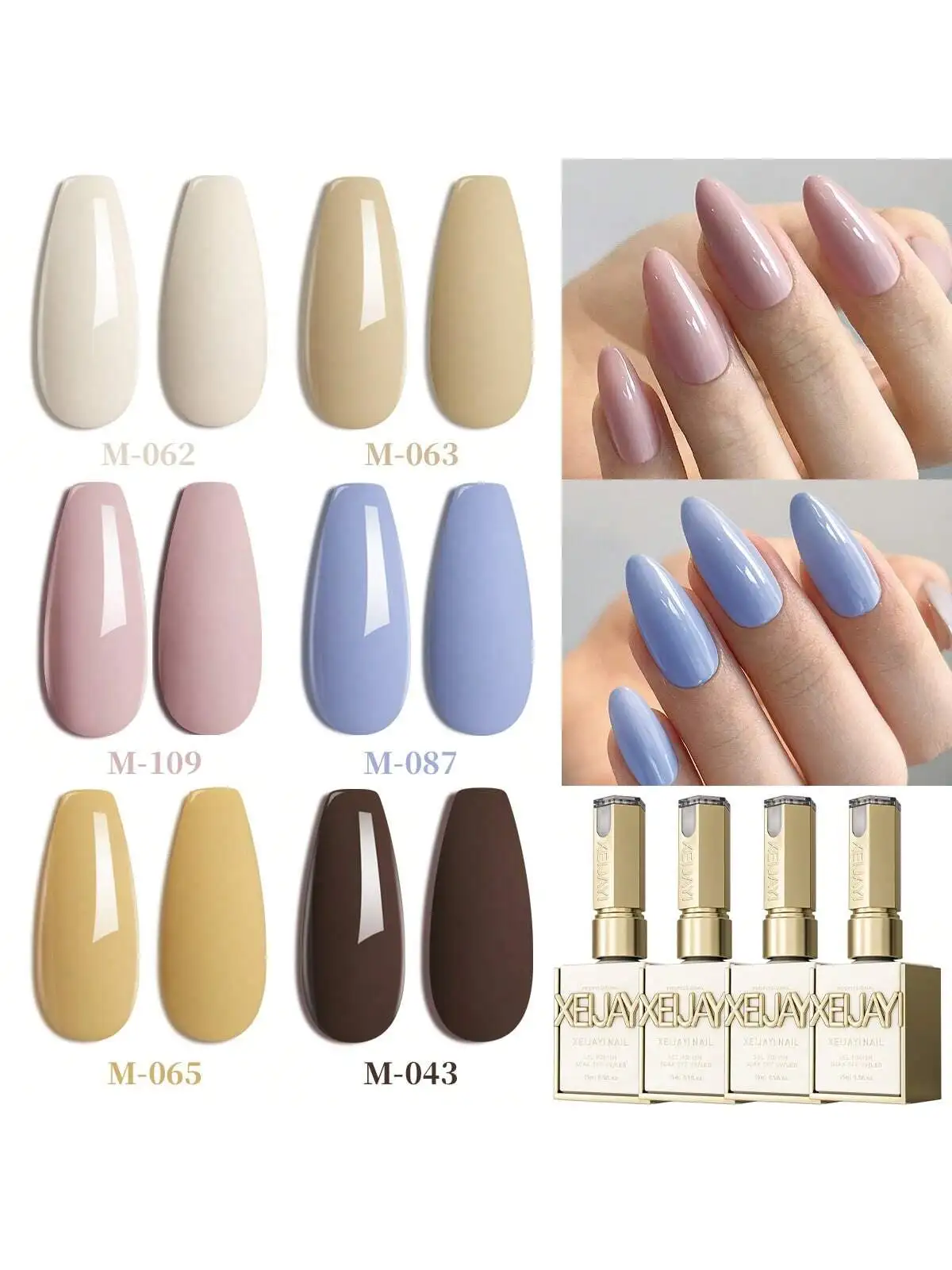 XEIJAYI 6Pcs Fashion Nails Art Nail Gel Polish Soaking UV LED Nail Gel Salon Female Nail Art Tools Fashion Nails
XEIJAYI 6Pcs Fashion Nails Art Nail Gel Polish Soaking UV LED Nail Gel Salon Female Nail Art Tools Fashion Nails