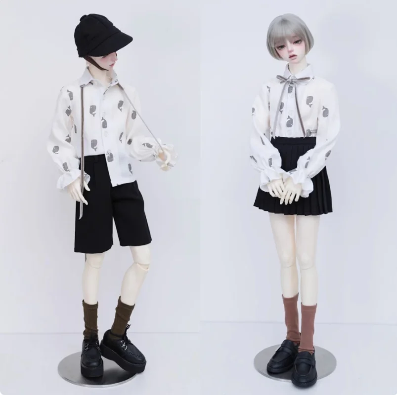 1/3 1/4 MSD Uncle 73cm ID75 size bjd Doll clothes Small fish linen shirt with ribbon doll accessories
1/3 1/4 MSD Uncle 73cm ID75 size bjd Doll clothes Small fish linen shirt with ribbon doll accessories