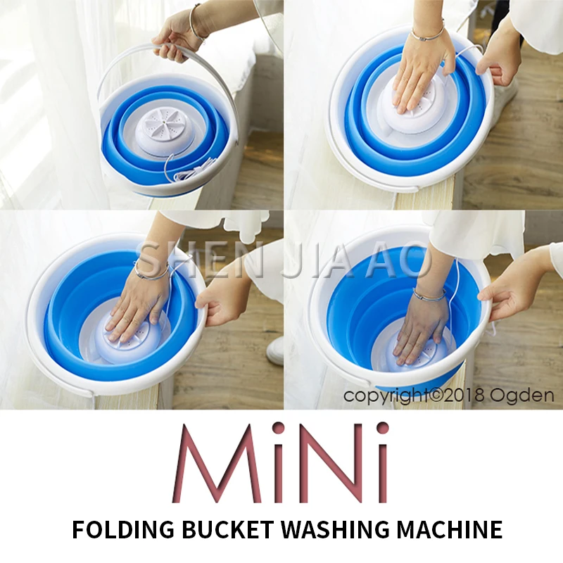 WV-681 Portable Folding Bucket Washing Machine Travel Mini Washing Machine 10L Multifunction Bucket Turbo Washing Machine 1PC
WV-681 Portable Folding Bucket Washing Machine Travel Mini Washing Machine 10L Multifunction Bucket Turbo Washing Machine 1PC