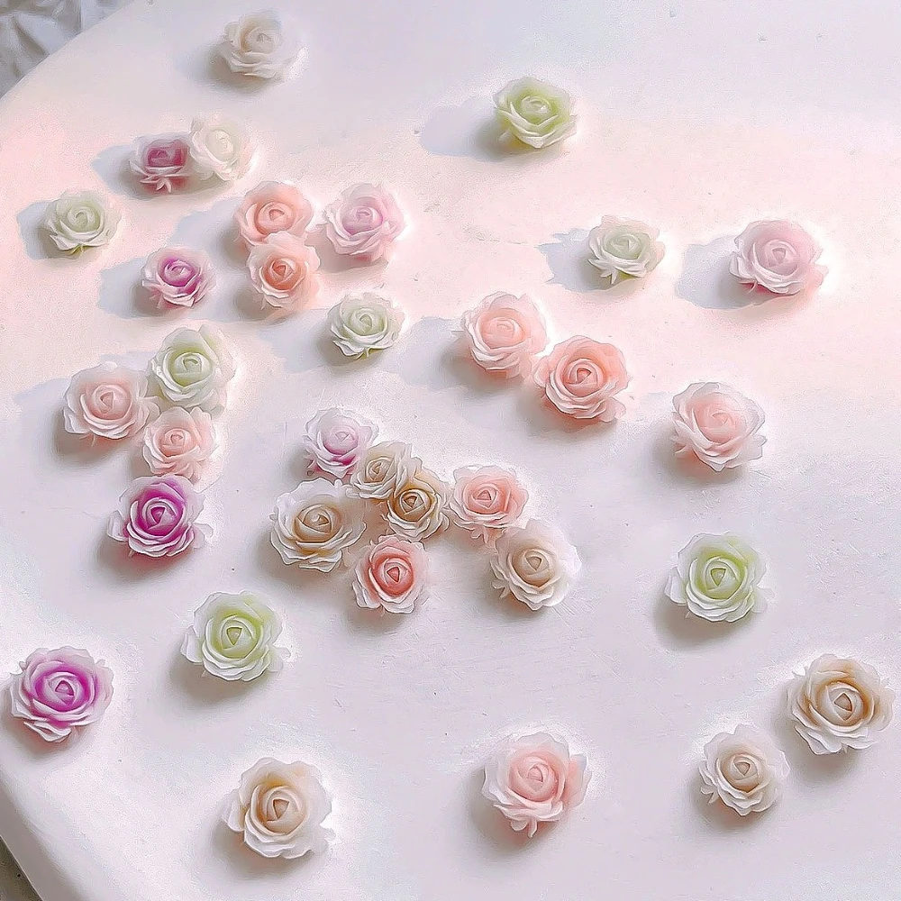 Dressy Gradient Colorful Resin Rose Camellia Flowers Retro Nail Art Decorations Size Mixed Carved Manicure Accessories Wholesale
Dressy Gradient Colorful Resin Rose Camellia Flowers Retro Nail Art Decorations Size Mixed Carved Manicure Accessories Wholesale
