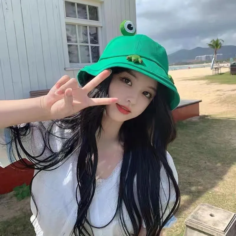 Big eyes cartoon frog adult fisherman hat panama fishing hat summer outdoor sun protection beach hat
Big eyes cartoon frog adult fisherman hat panama fishing hat summer outdoor sun protection beach hat