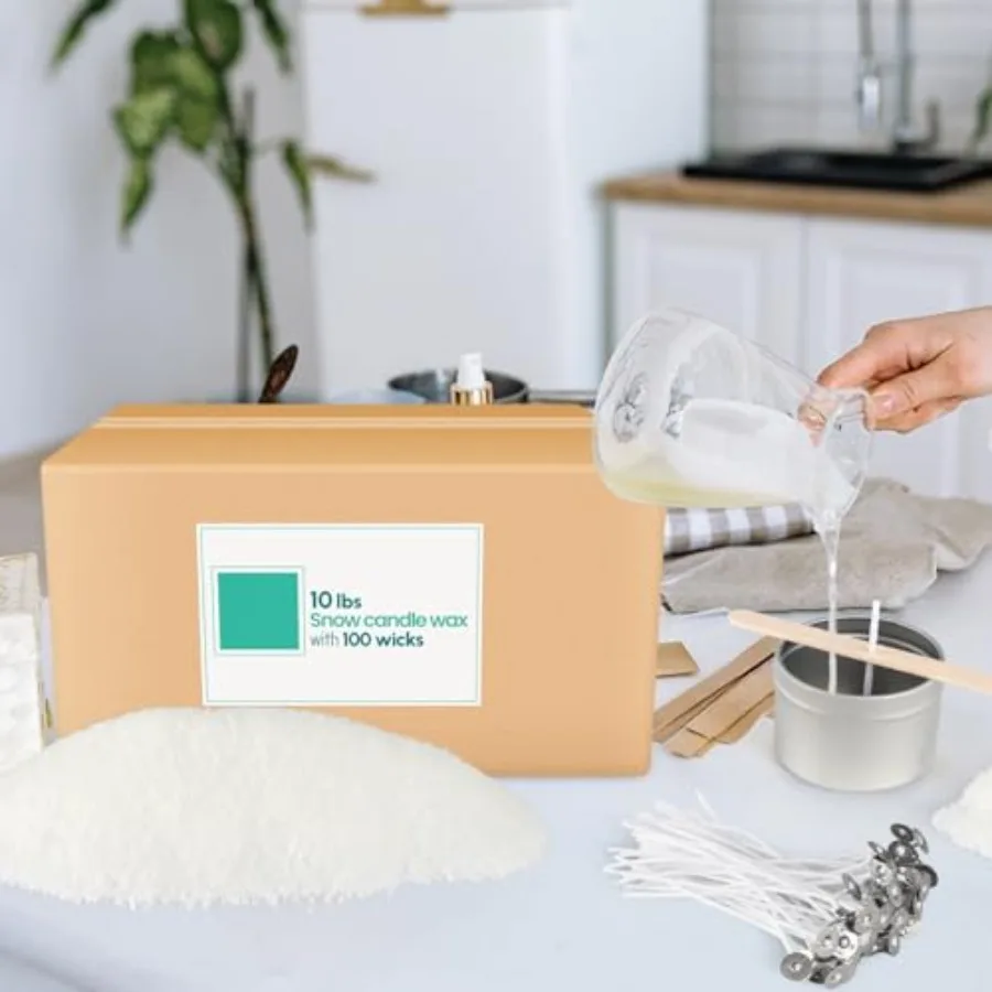Natural Pearled Candle Making Kit with 0 Cotton Wicks, Reusable and Refillable Pearled Candles for DIY Sand Candle Making
Natural Pearled Candle Making Kit with 0 Cotton Wicks, Reusable and Refillable Pearled Candles for DIY Sand Candle Making