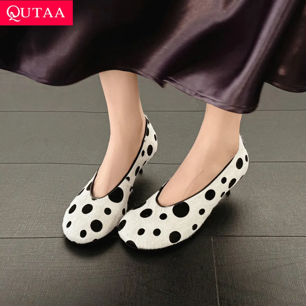 QUTAA 2026 Fashion Spring Women Pumps Shoes Sexy High Heels Sexy Horsehair Spots Autumn Bow Round Toe Shoes Party Dress 34-40
QUTAA 2026 Fashion Spring Women Pumps Shoes Sexy High Heels Sexy Horsehair Spots Autumn Bow Round Toe Shoes Party Dress 34-40