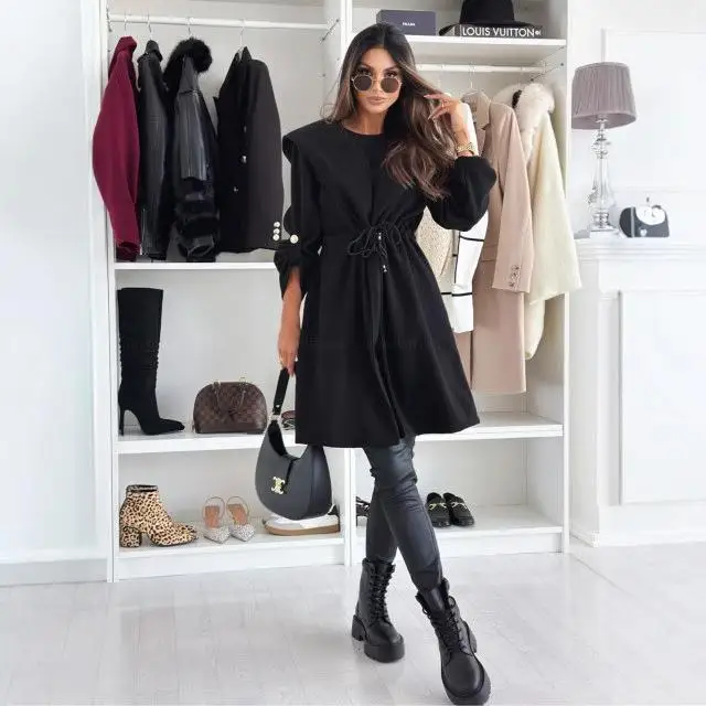 Autumn Winter Women's Woolen Coat Hooded Midi Length Jacket Long Sleeve Belted Pure Color Cross-Border Fashion Ladies' Wear
Autumn Winter Women's Woolen Coat Hooded Midi Length Jacket Long Sleeve Belted Pure Color Cross-Border Fashion Ladies' Wear