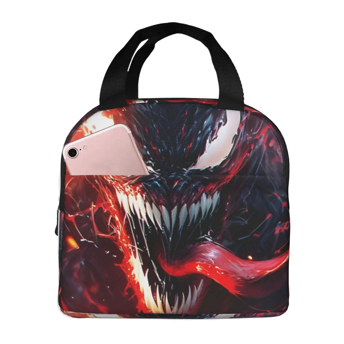 Крутые ланч-боксы Marvel Venom The Last Dance Женский холодильник Портативная модная сумка-контейнер для еды для пикника
Крутые ланч-боксы Marvel Venom The Last Dance Женский холодильник Портативная модная сумка-контейнер для еды для пикника