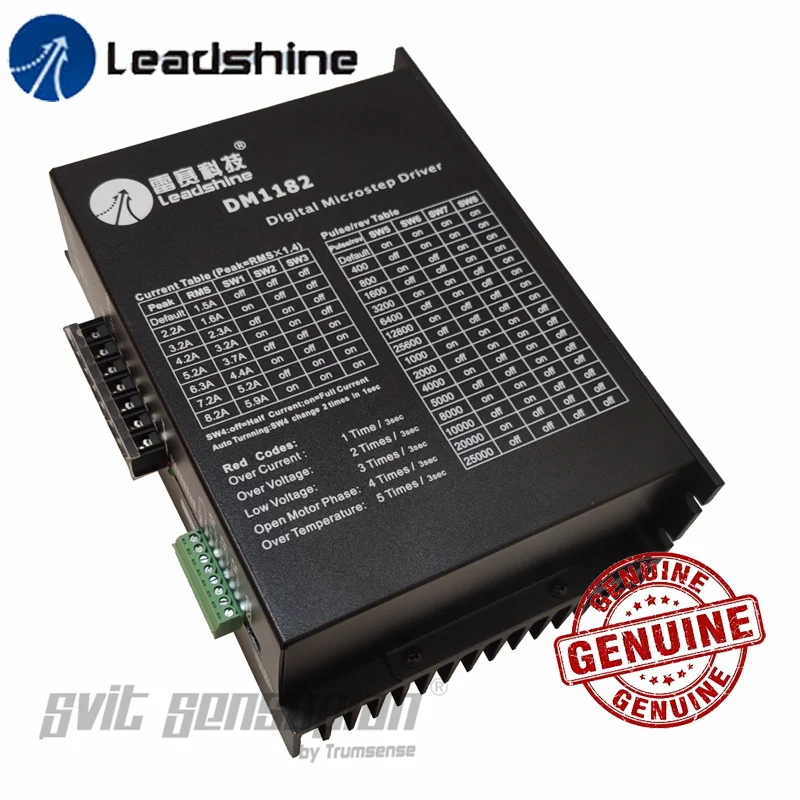 DM1182 шаговый двигатель Привод 100% подлинный Leadshine может заменить старый ND1182
DM1182 шаговый двигатель Привод 100% подлинный Leadshine может заменить старый ND1182