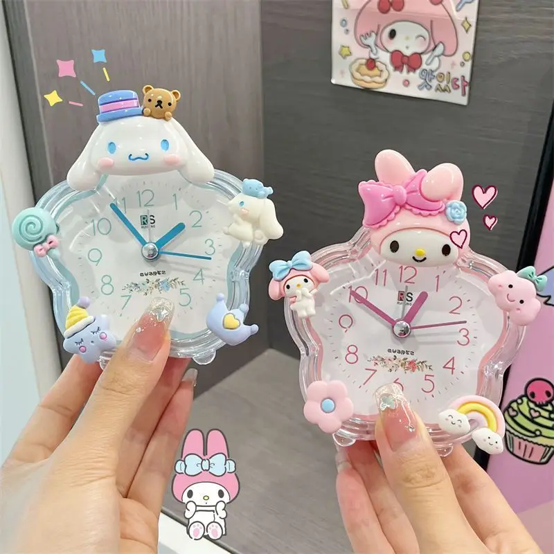 Cinnamoroll My Melody Pendant Kawaii Sanrio Children Alarm Clock Cute Kuromi Night Light Boys Girls Wake Up Time Gifts Toys
Cinnamoroll My Melody Pendant Kawaii Sanrio Children Alarm Clock Cute Kuromi Night Light Boys Girls Wake Up Time Gifts Toys