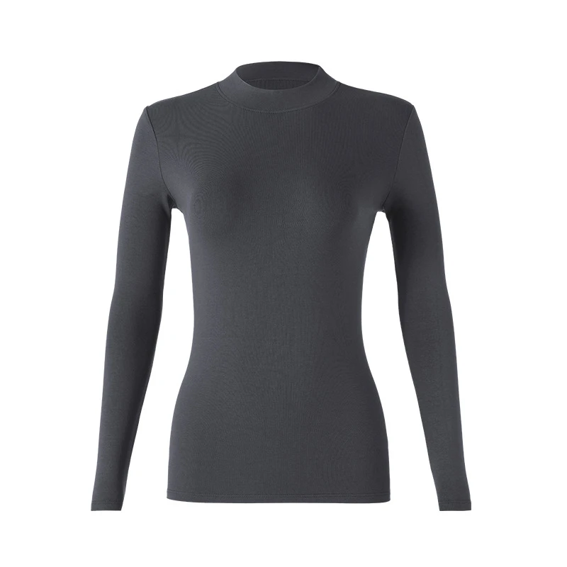 Женский пуловер из матовой ткани с прямым кроем плеча, полуводолазка, теплая футболка-топ для весны и осени
Женский пуловер из матовой ткани с прямым кроем плеча, полуводолазка, теплая футболка-топ для весны и осени