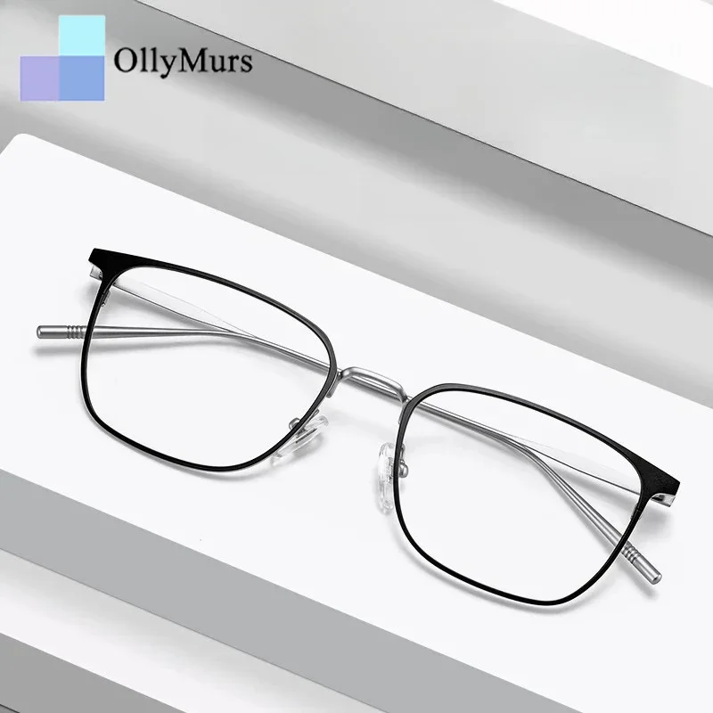 OLLYMURS LeisureTitanium Anti-Blue Light Prescription Glasses Frame for Business Men Large Frame Glasses Optical Glasses for Men
OLLYMURS LeisureTitanium Anti-Blue Light Prescription Glasses Frame for Business Men Large Frame Glasses Optical Glasses for Men