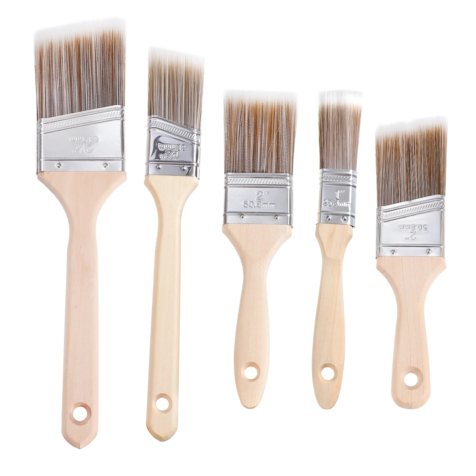 5pcs Paint Brush Set Wood Handle Nylon Bristles Kids Adult Drawing Oil Watercolor Craft Varnish Acrylic Supplies
5pcs Paint Brush Set Wood Handle Nylon Bristles Kids Adult Drawing Oil Watercolor Craft Varnish Acrylic Supplies