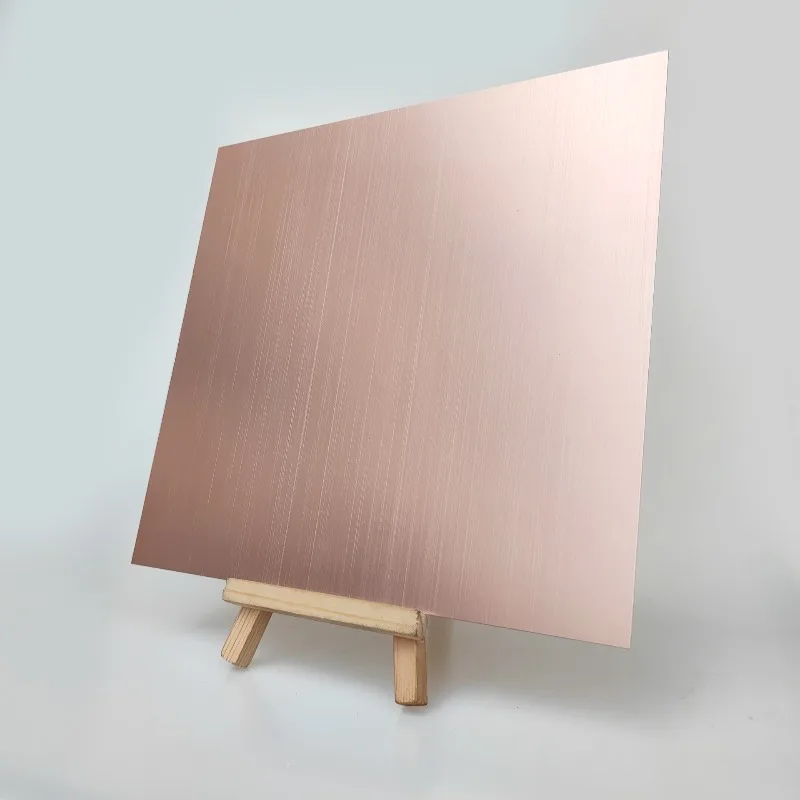 Rose Gold Brushed 5020 Aluminum Plate 0.5mm 0.8mm 1mm 2mm Anodized Flat Alloy Sheet
Rose Gold Brushed 5020 Aluminum Plate 0.5mm 0.8mm 1mm 2mm Anodized Flat Alloy Sheet